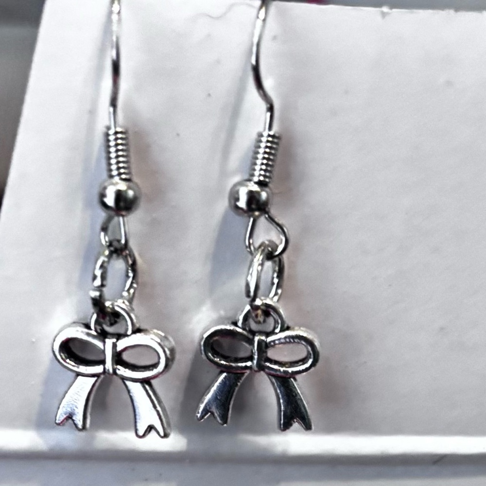 Silver custom hand made earrings